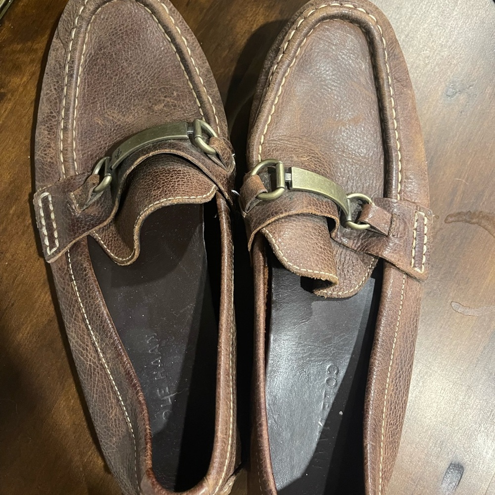 Men's Brown Leather Loafers